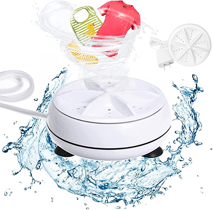 Powerful Ultrasonic Mini Portable Washing Machine